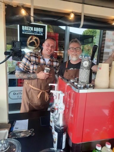 Barista Team beim Flohmarkt