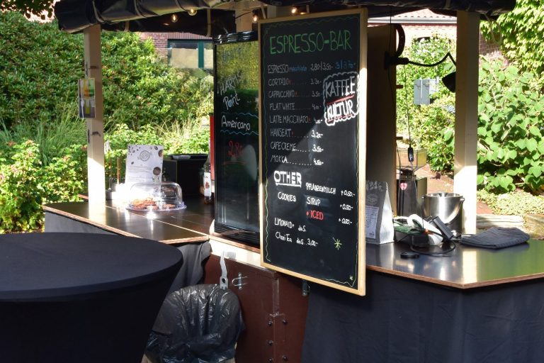 Bild vom Stand auf dem Markt