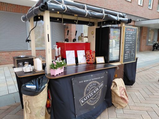 mobile Bar bei Markteinsatz