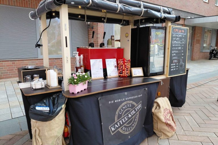 Mobiles Kaffeemobil von JB Kaffee-Kultur für Events in Winsen, Seevetal und Hamburg
